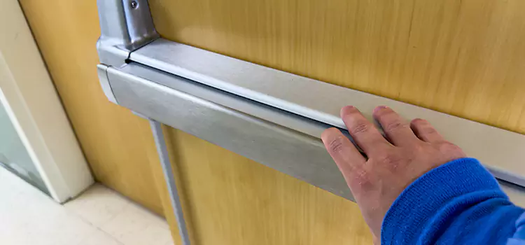 Installing a Push Bar on a Door St. Cloud